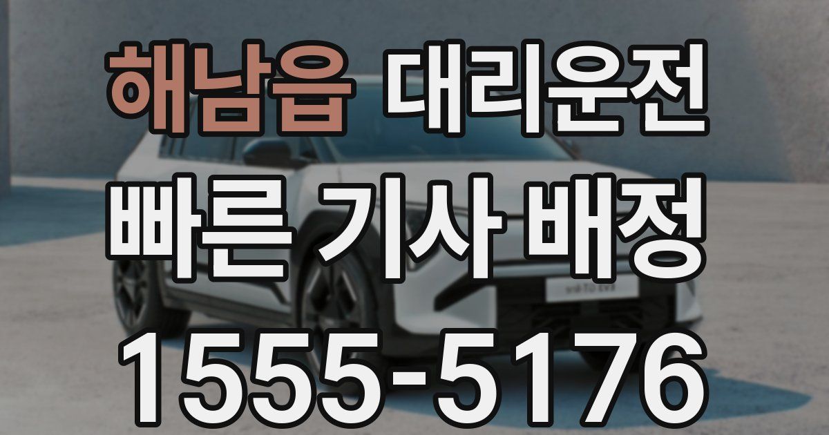 일일대리기사