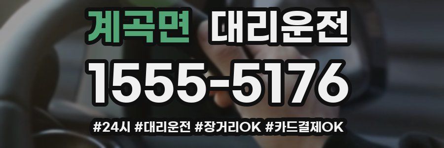 계곡면 대리운전