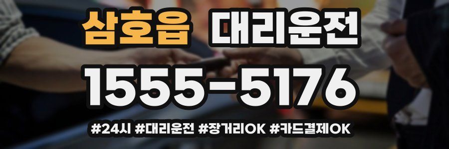 삼호읍 대리운전