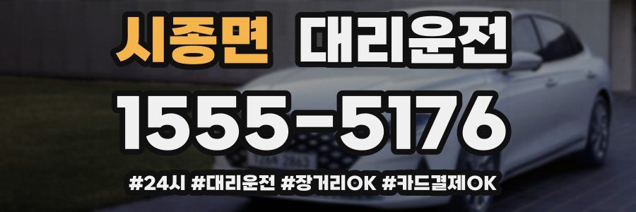 시종면 대리운전