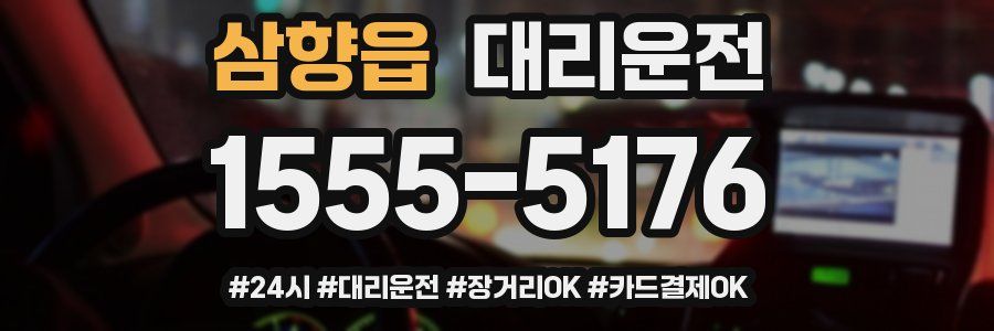 삼향읍 대리운전