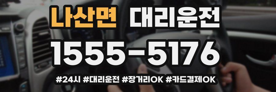 나산면 대리운전