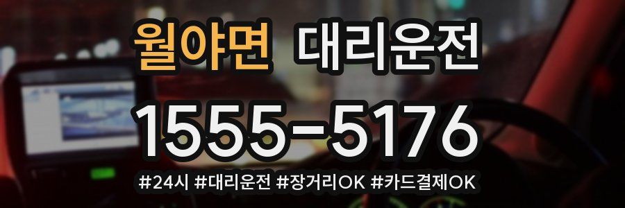 월야면 대리운전