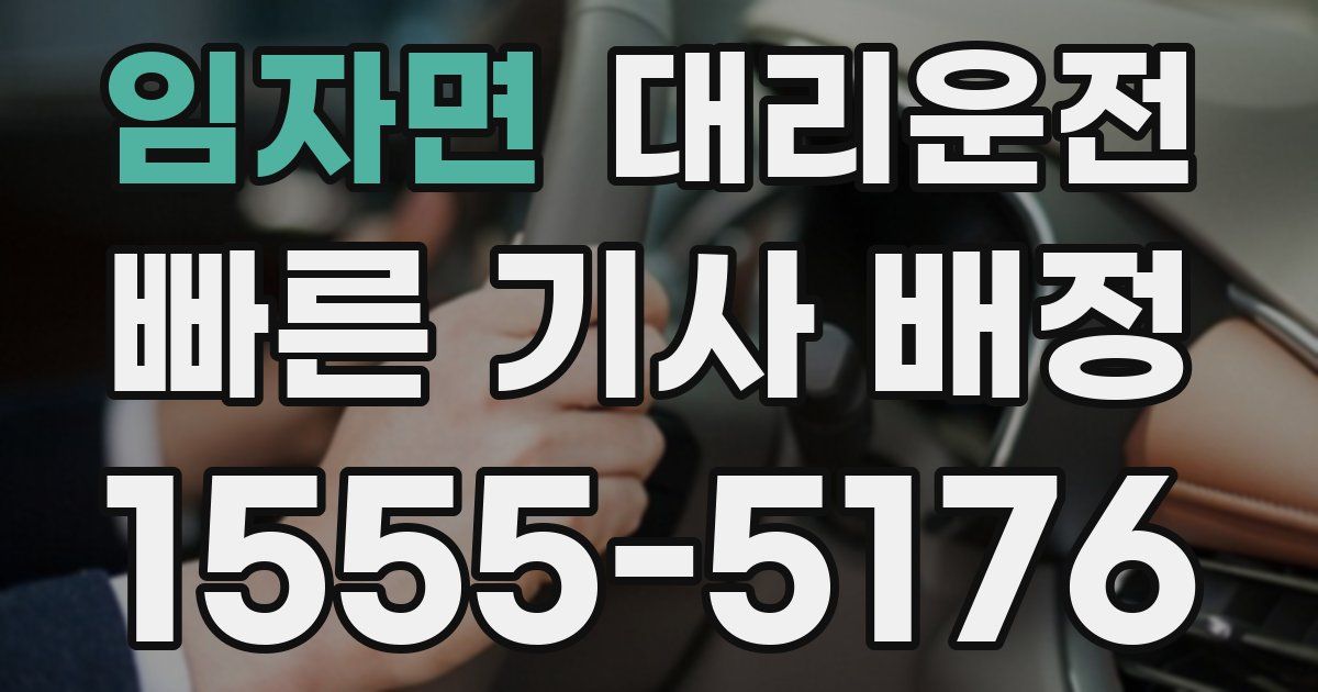 일일대리기사