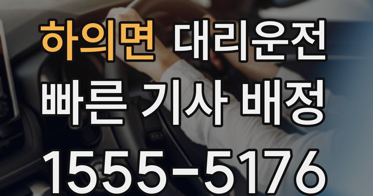 일일대리기사