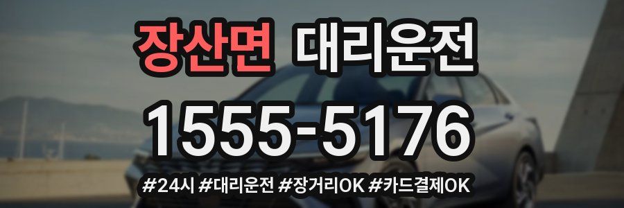 장산면 대리운전