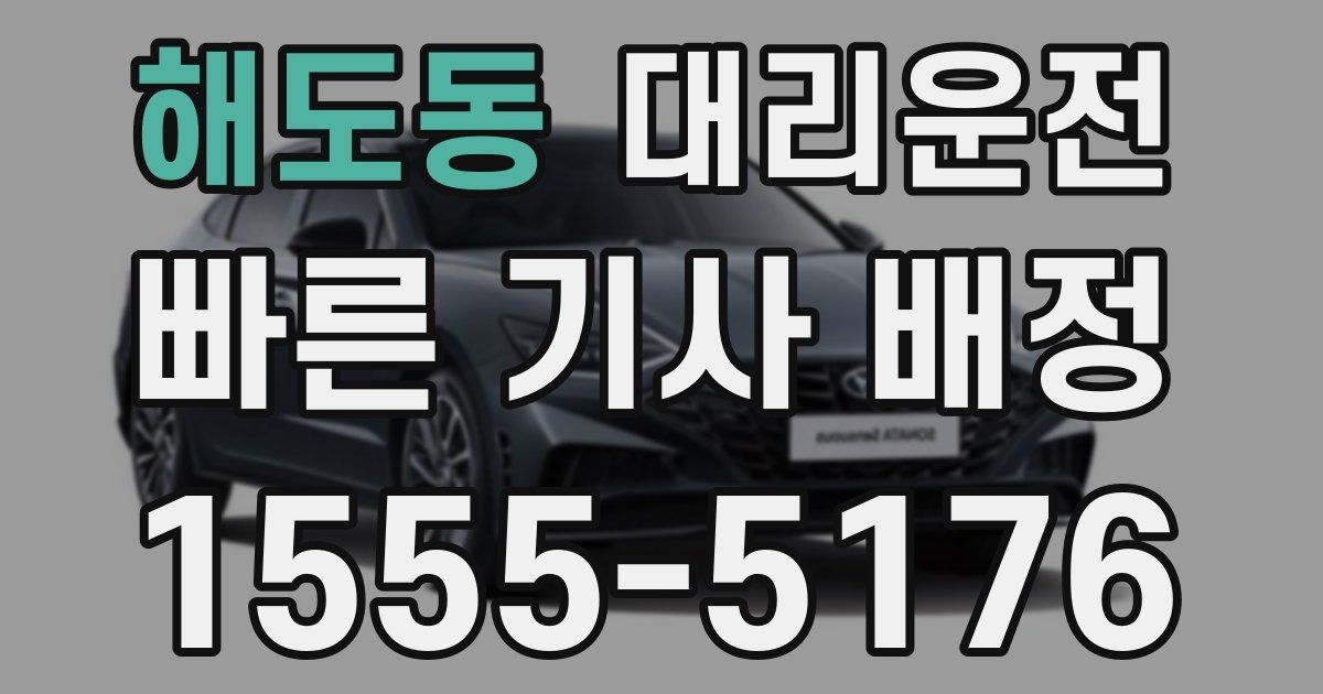 일일대리기사