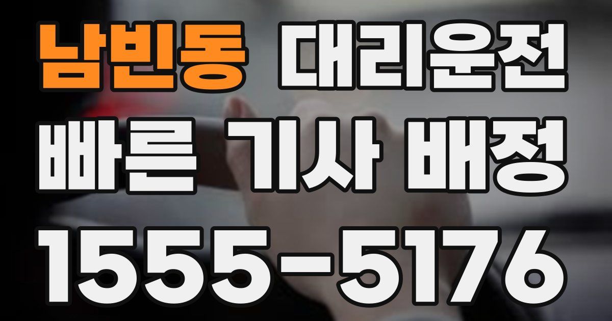 일일대리기사