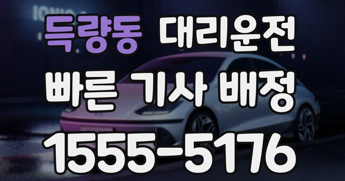 일일대리기사