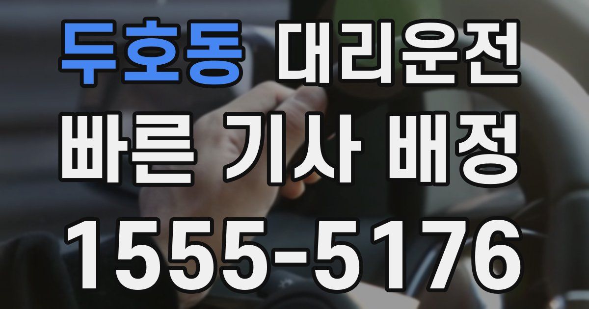 일일대리기사