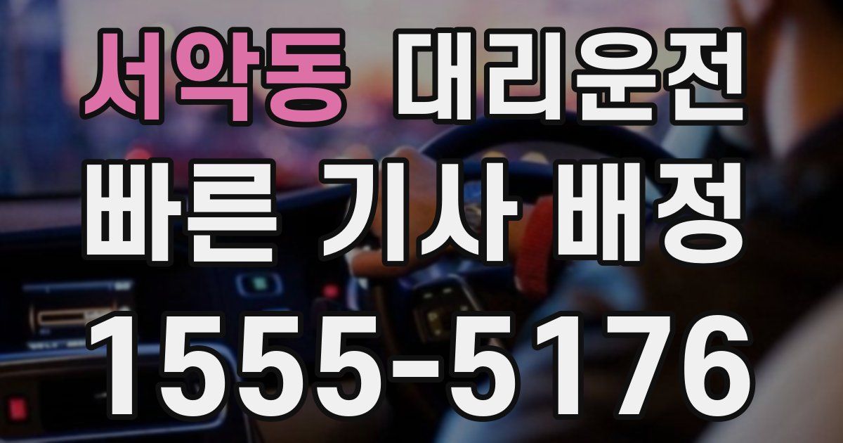 일일대리기사