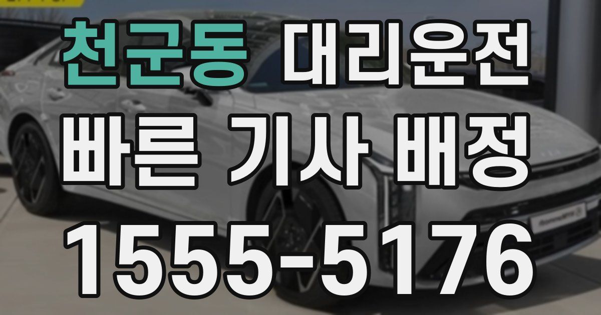 일일대리기사