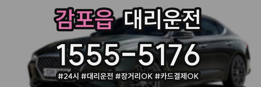 감포읍 대리운전