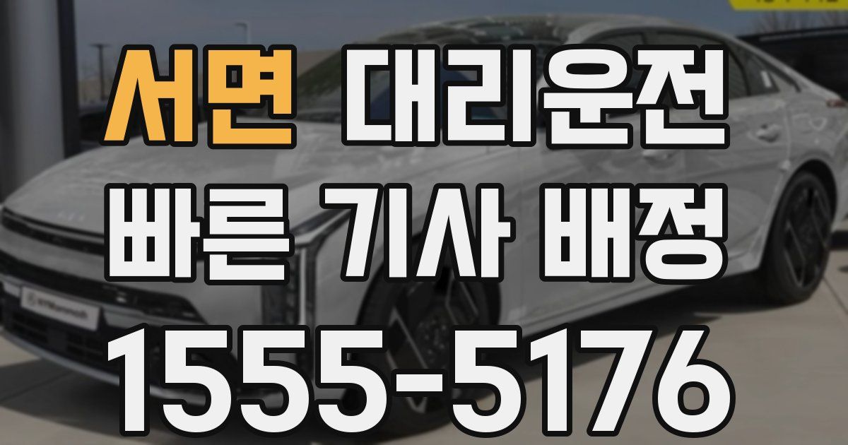 일일대리기사