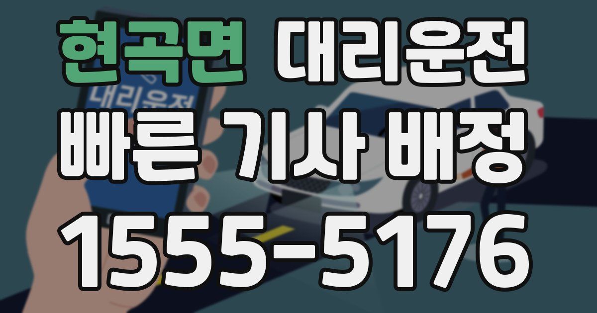 일일대리기사