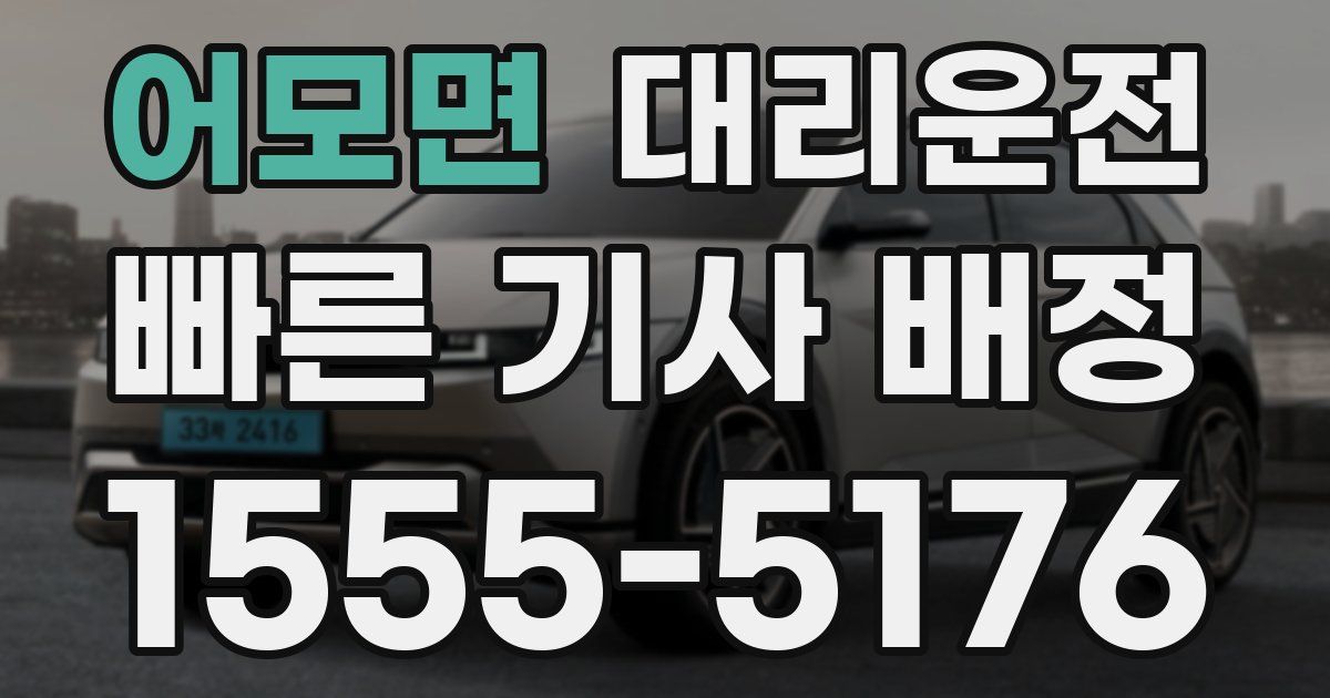 일일대리기사