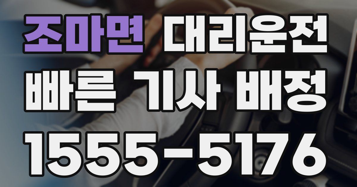 일일대리기사