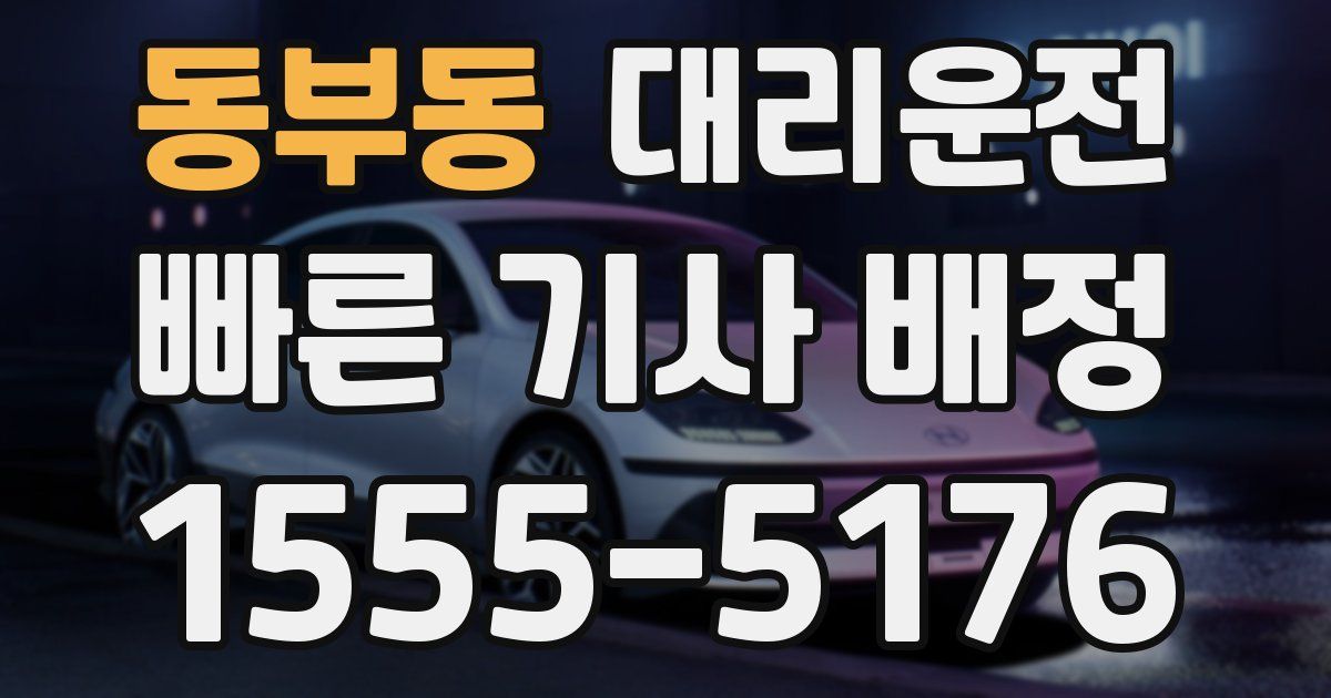 일일대리기사