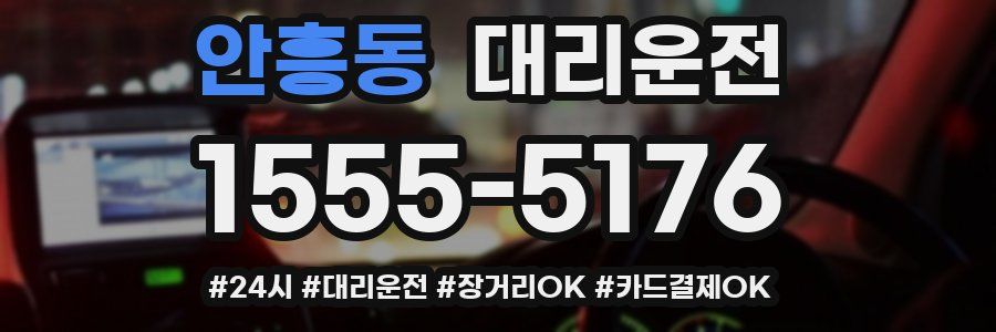 안흥동 대리운전