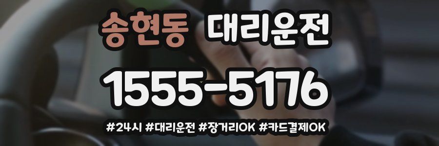 송현동 대리운전