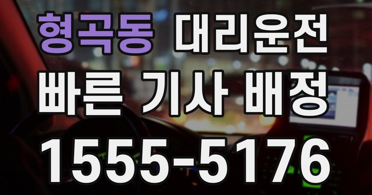 일일대리기사