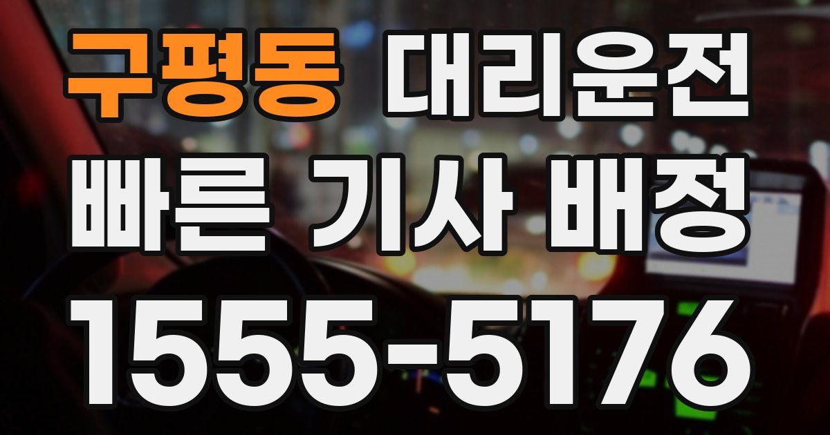 일일대리기사