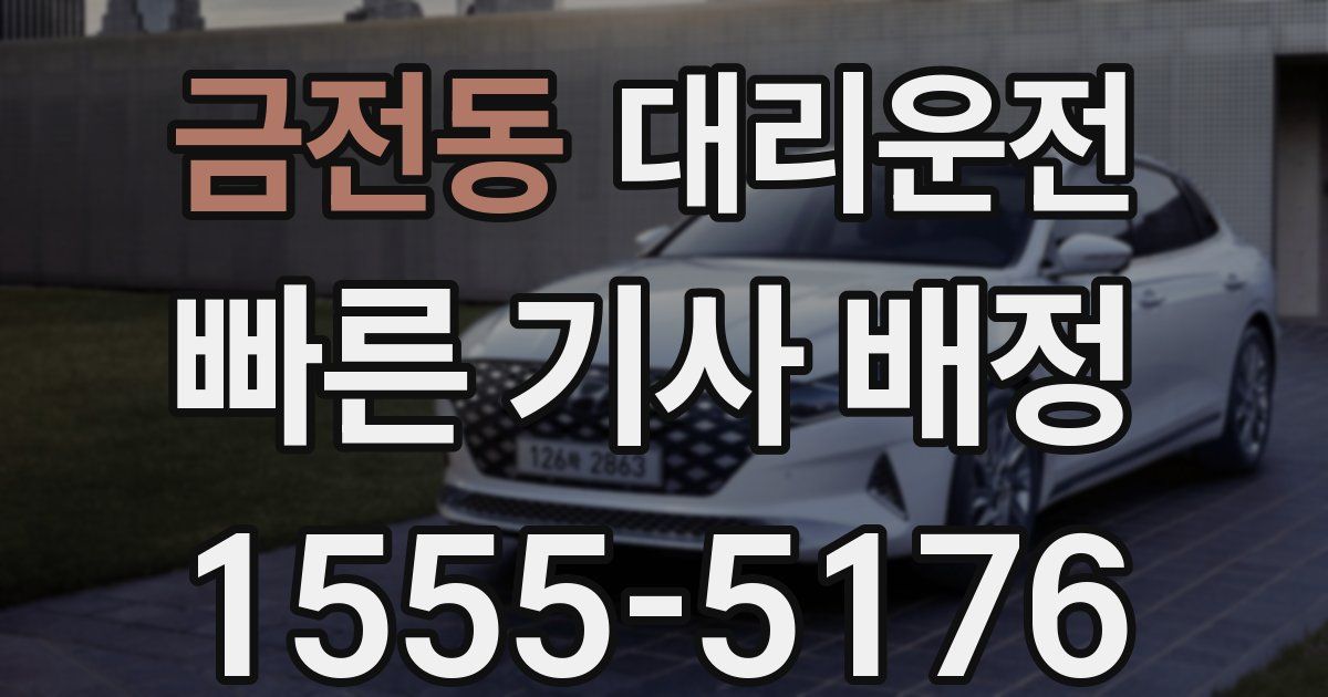 일일대리기사