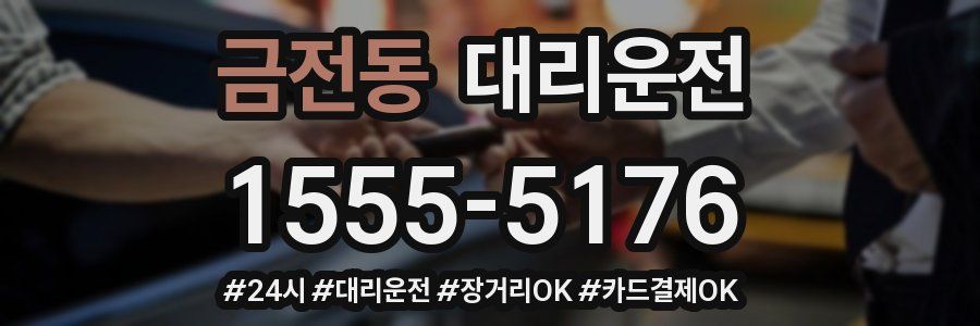 금전동 대리운전