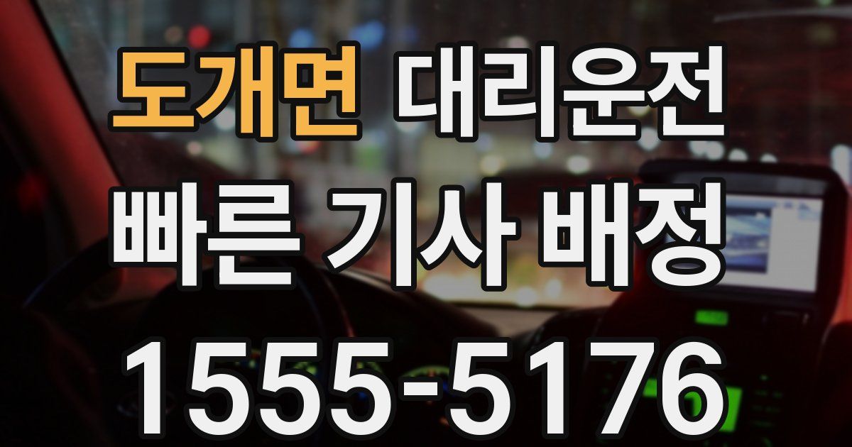 일일대리기사