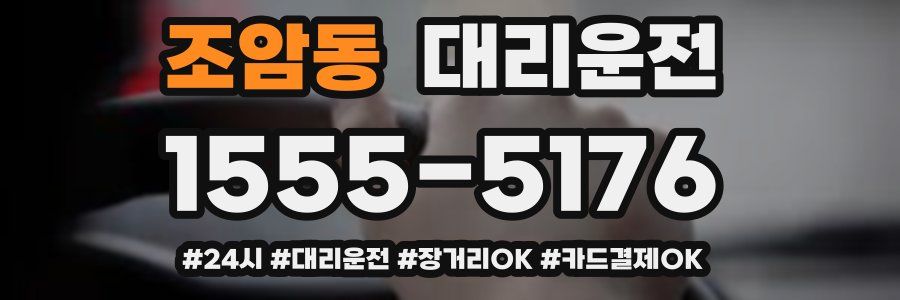 조암동 대리운전