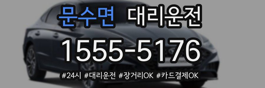 문수면 대리운전