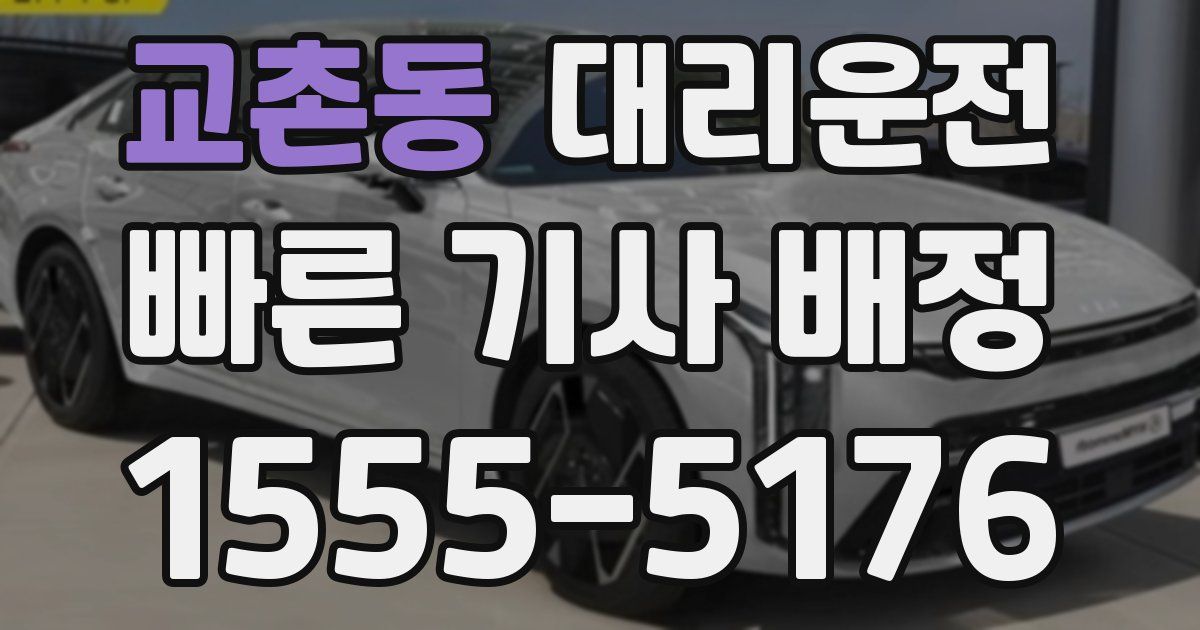 일일대리기사