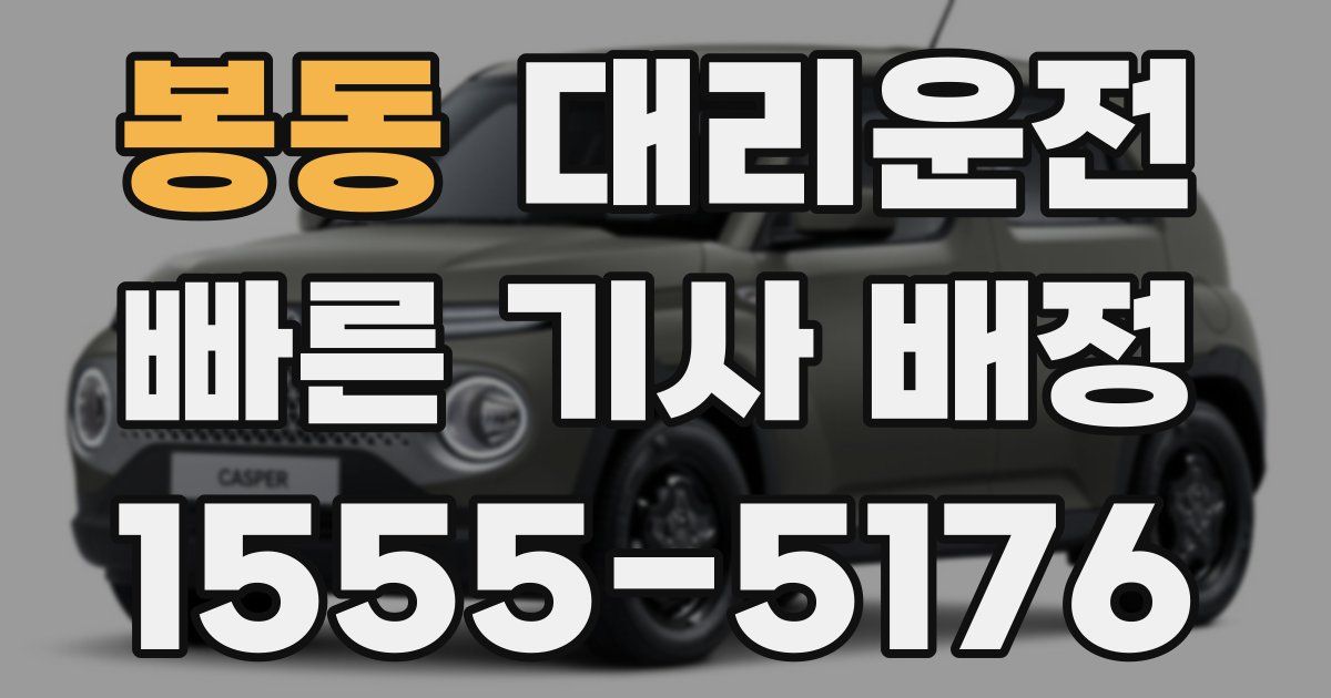 일일대리기사