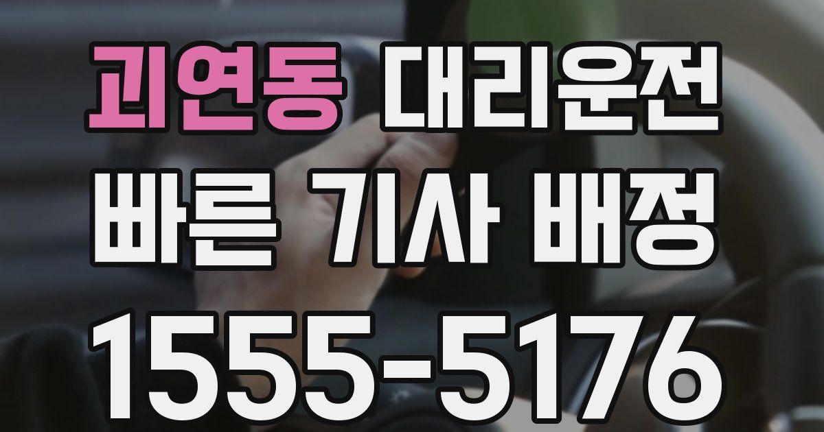 일일대리기사