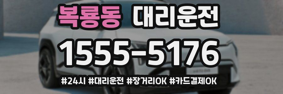 복룡동 대리운전