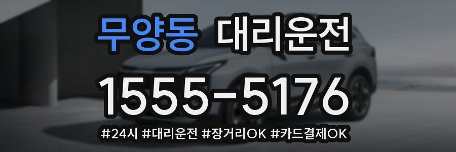 무양동 대리운전