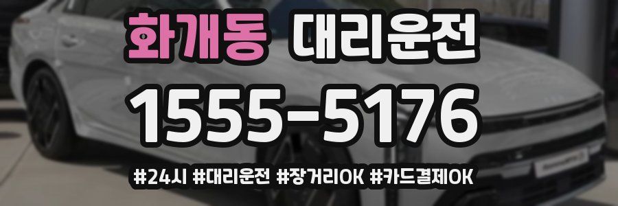 화개동 대리운전