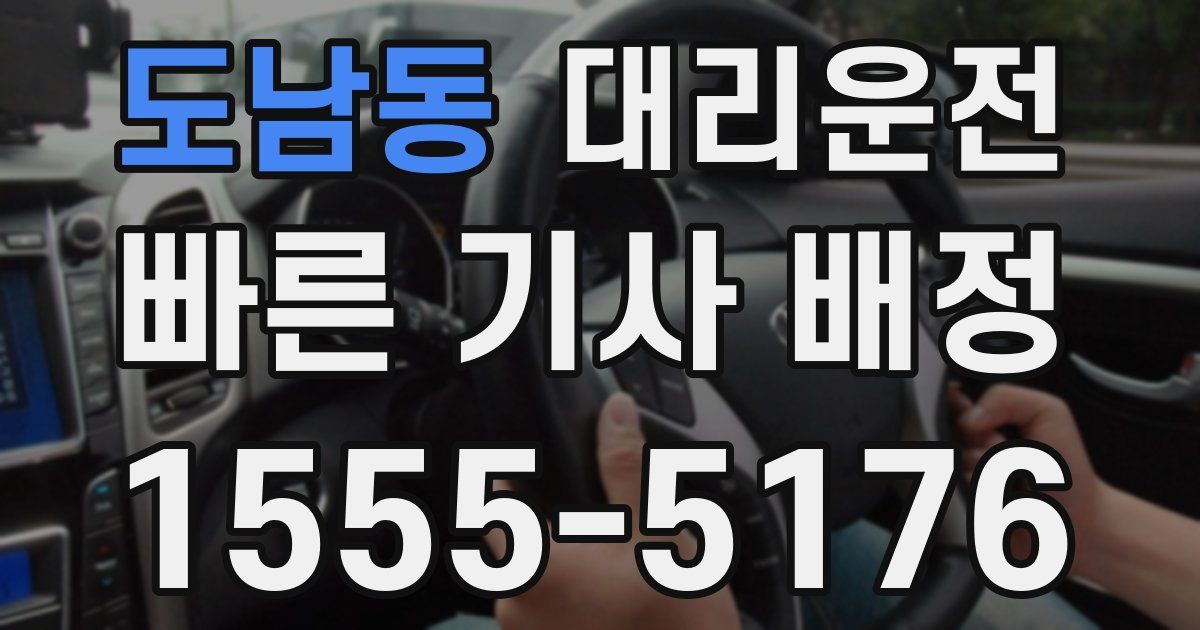 일일대리기사