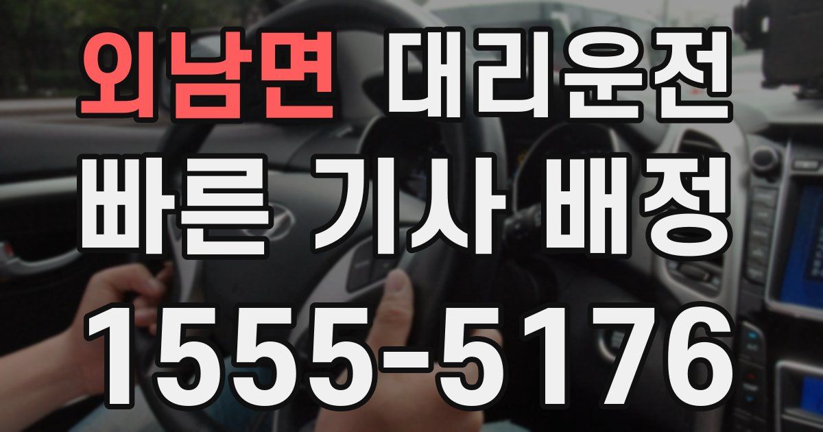 일일대리기사