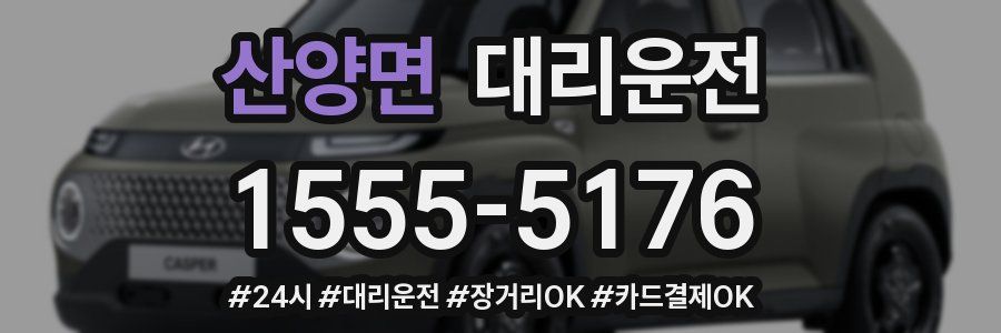 산양면 대리운전