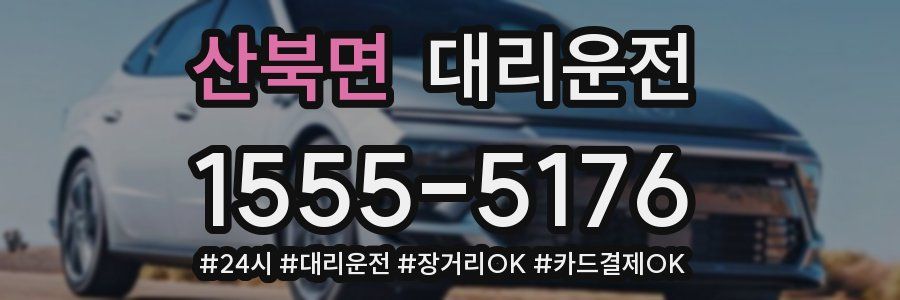 산북면 대리운전