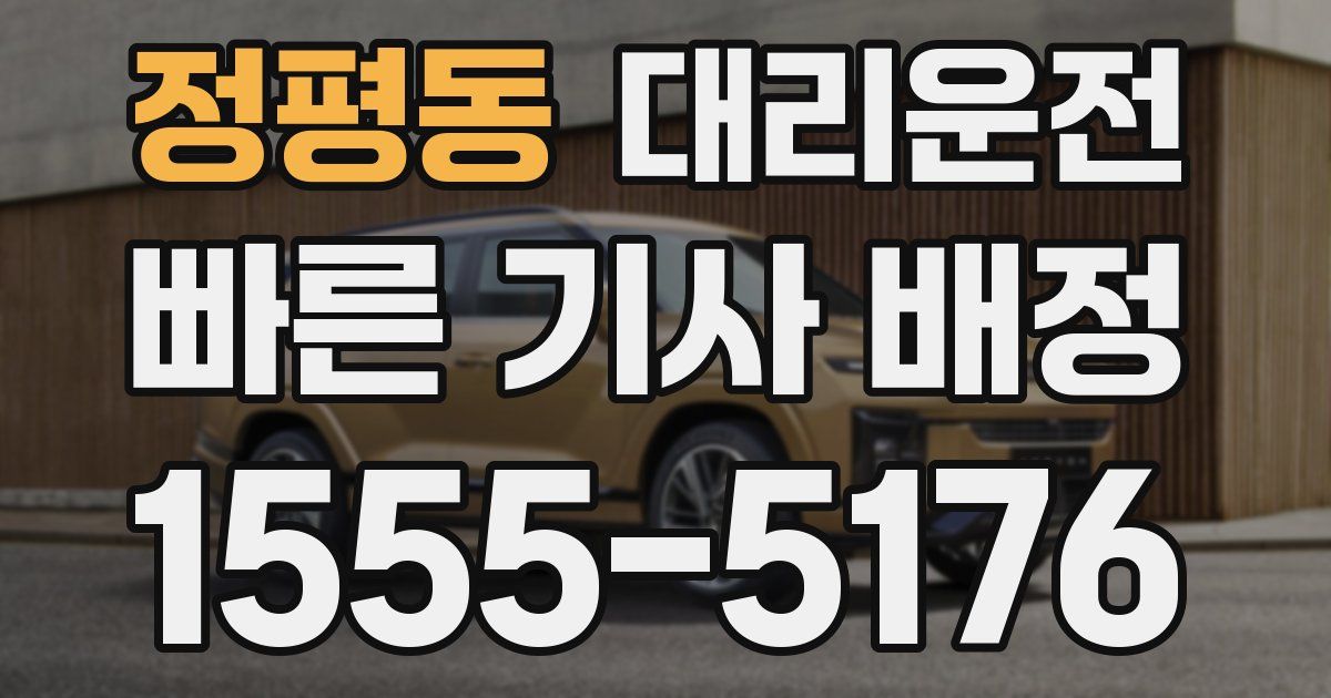 일일대리기사