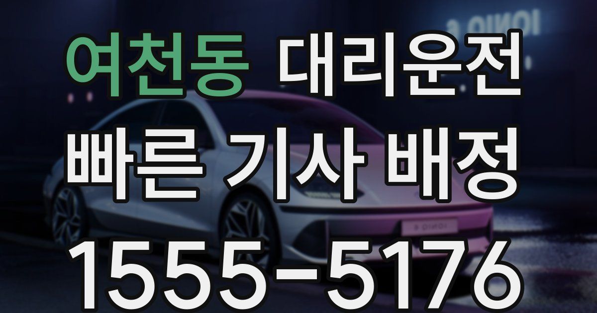일일대리기사