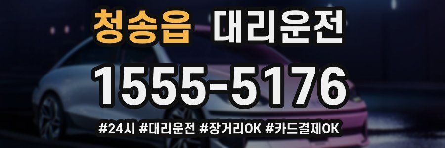 청송읍 대리운전