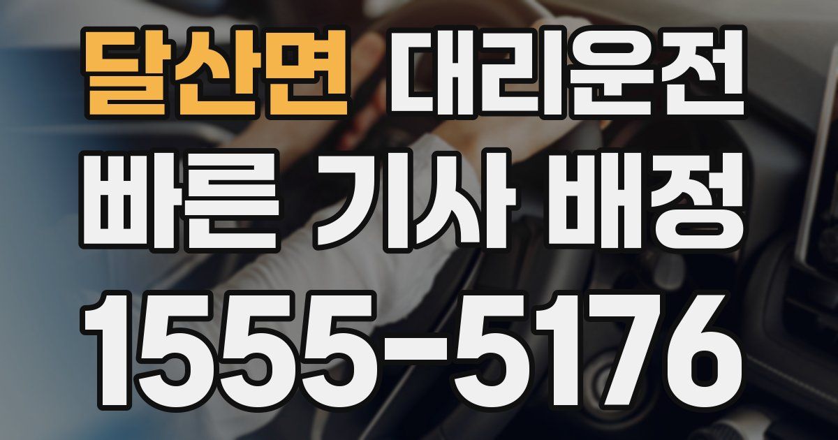 일일대리기사