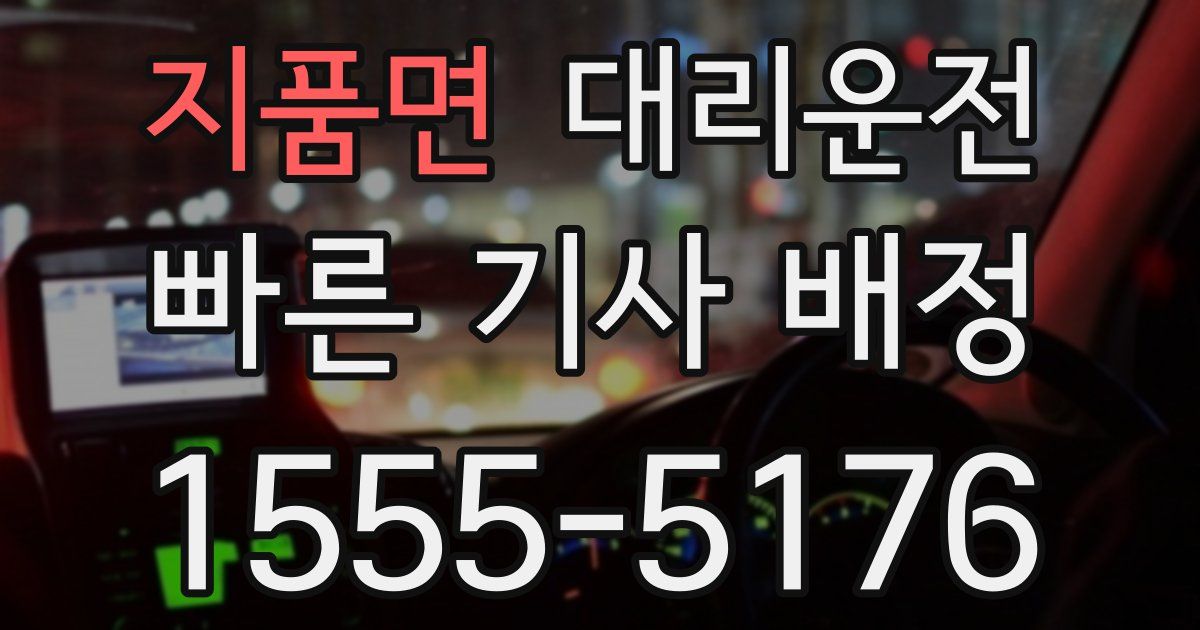 일일대리기사