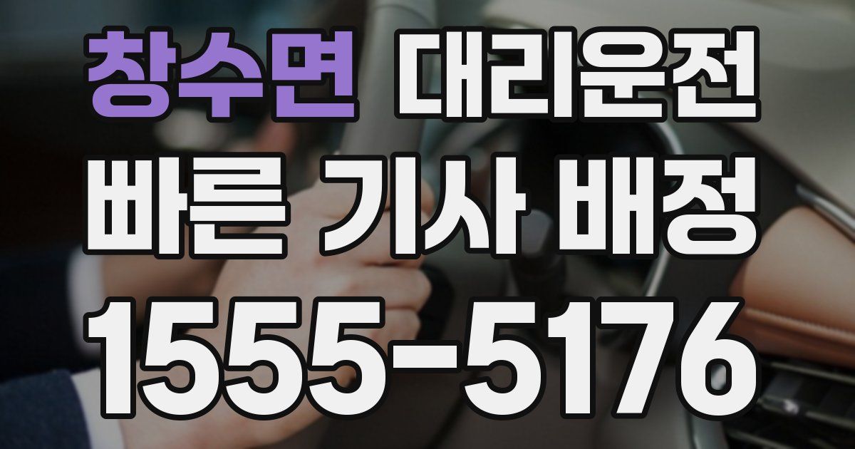 일일대리기사