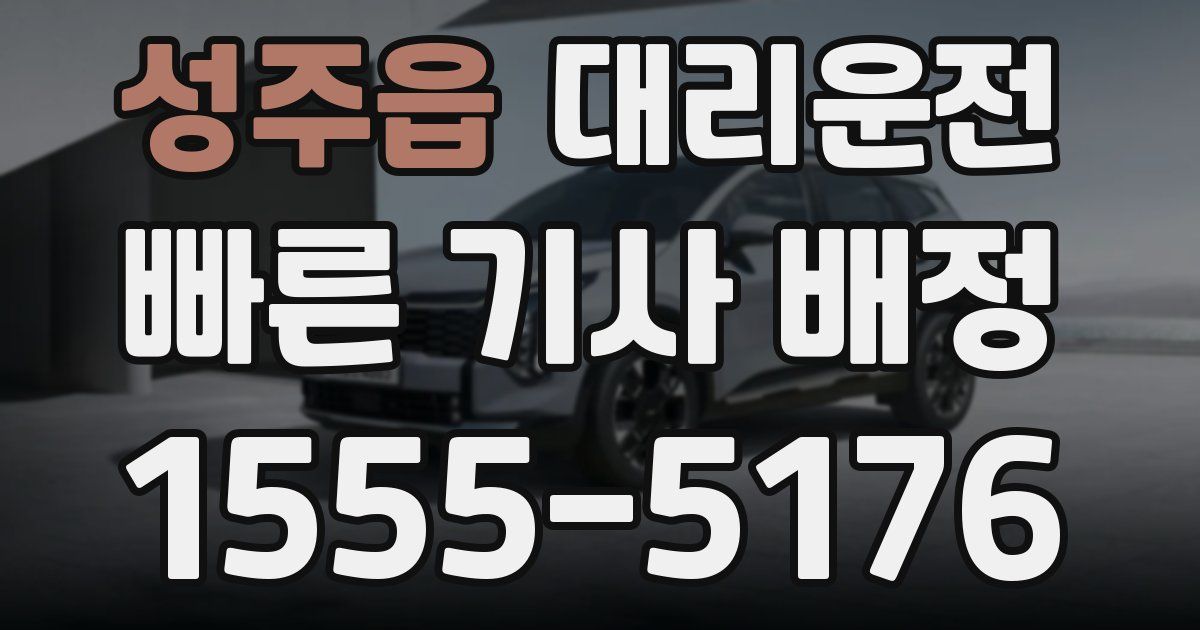 일일대리기사