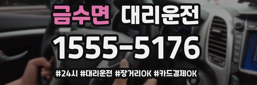 금수면 대리운전