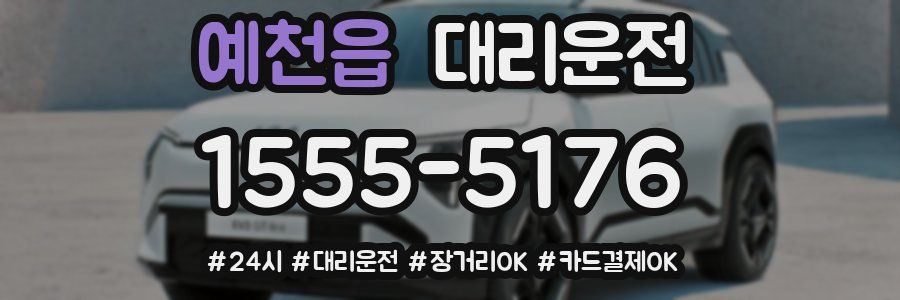 예천읍 대리운전